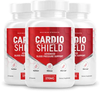 Three bottles of Cardio Shield, 90 day supply