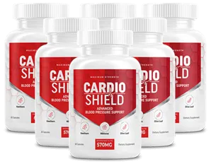Six bottles of Cardio Shield, 180 day supply